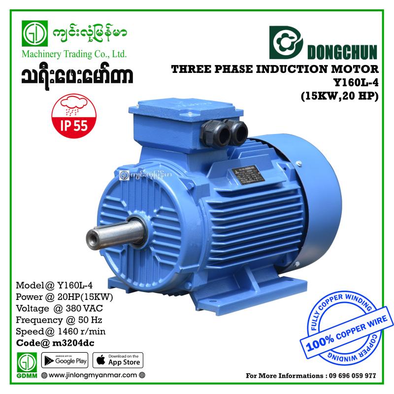 AC Motor DONGCHUN Y-160L-4 380V Three Phase
