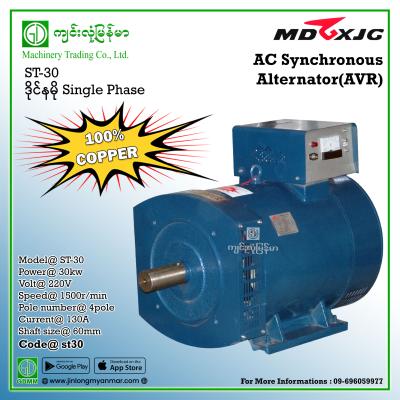 AC Dynamo MDGX ST-30 30kw 220V (Copper Coil)