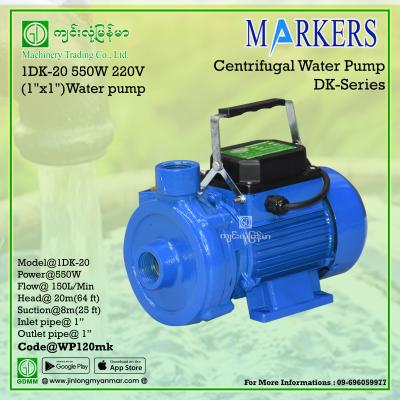 Water Pump MARKERS 1DK-20 550W (1"x1")