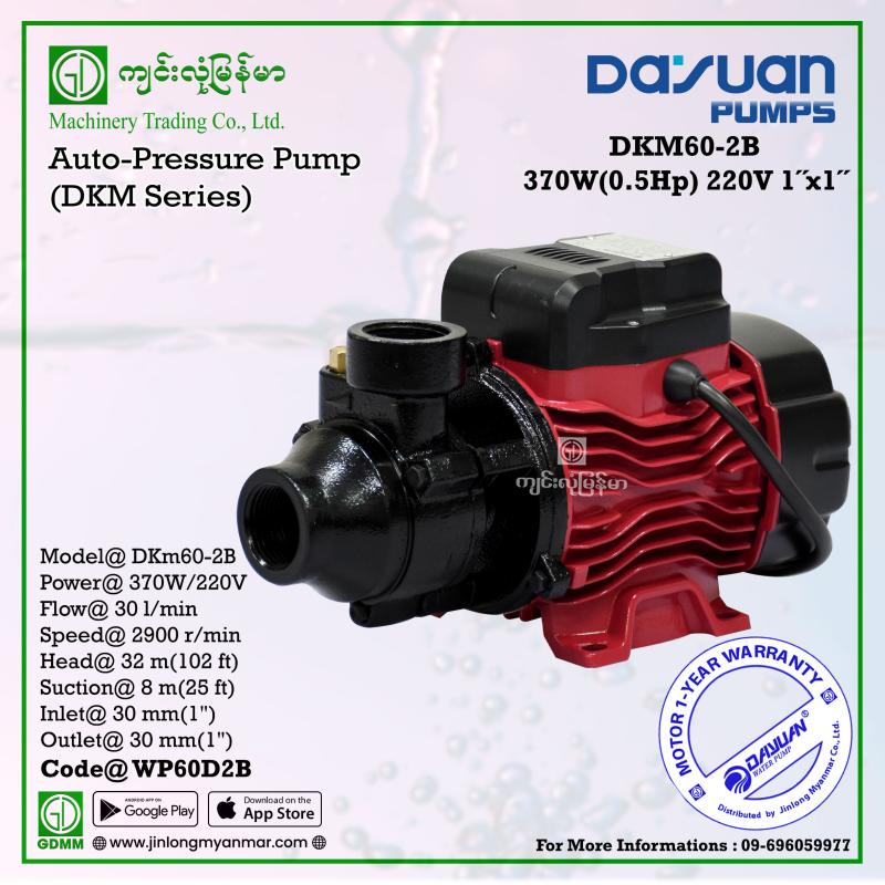 Water Pump DAYUAN DKm60-2B (1"x1")