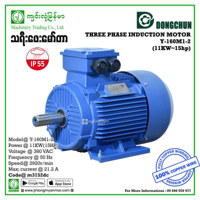 AC Motor DONGCHUN Y-160M1-2 380V Three Phase
