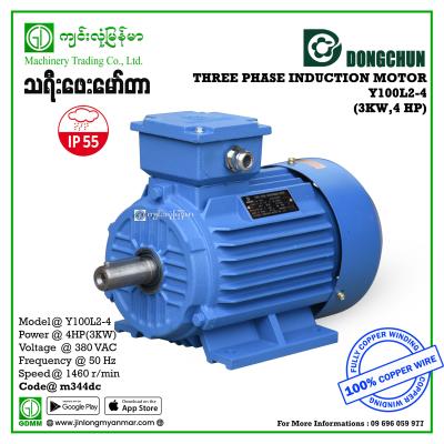 AC Motor DONGCHUN  Y-100L2-4 3KW 380V Three Phase